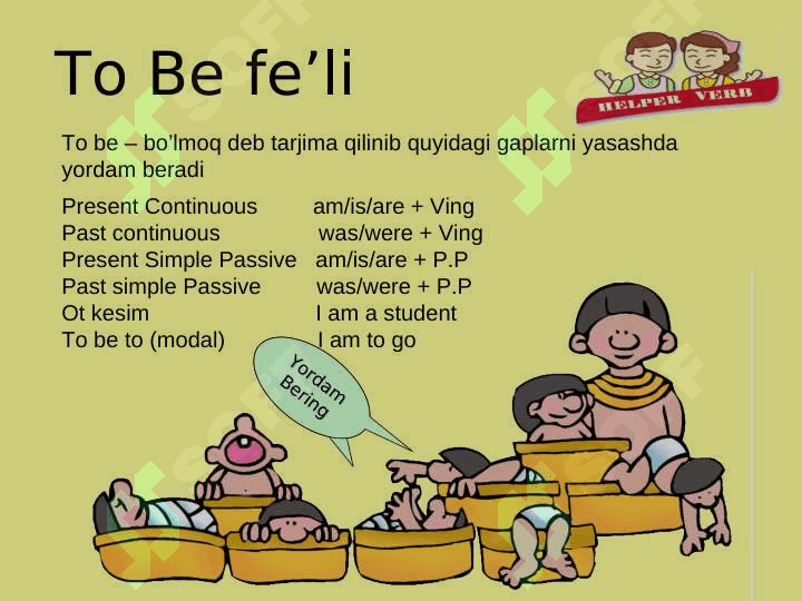 Yordamchi Fellar Auxiliary Verbs 4