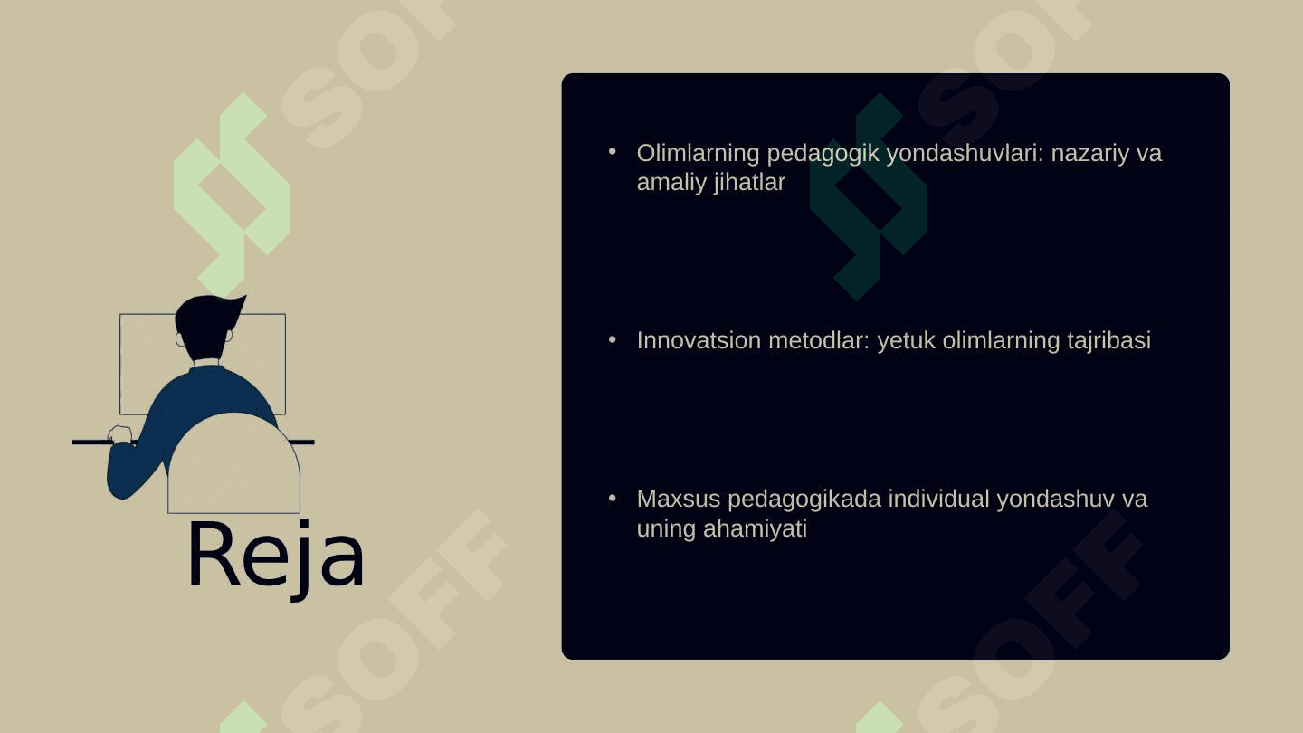 Maxsus pedagogik sohadagi yetuk olimlarning pedagogik yondashuvlari 2