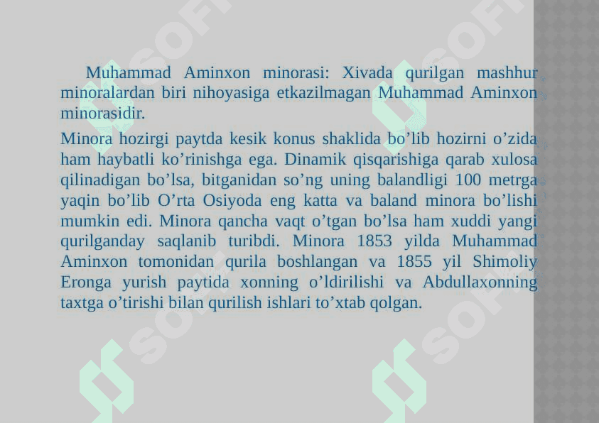 Xorazm viloyatining tarixiy arxitektura yodgorliklariga ekskursiya 7