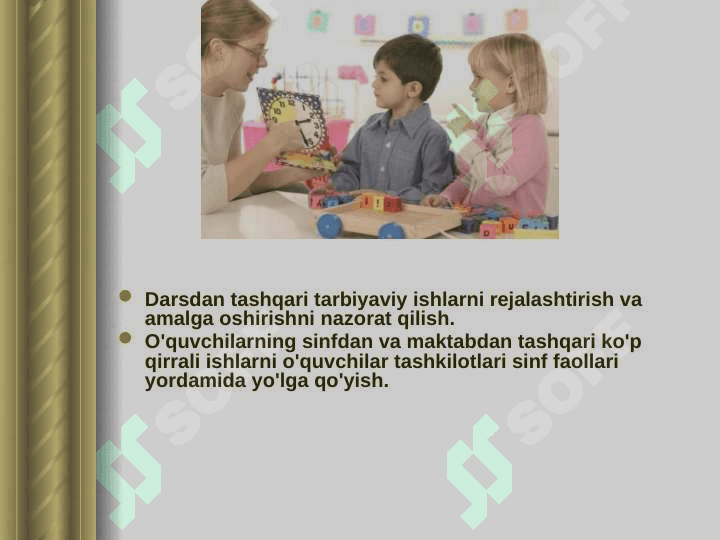 Tarbiyaviy tadbirlarni tashkil etishda amaliy ish namunalaridan foydalanish. 2