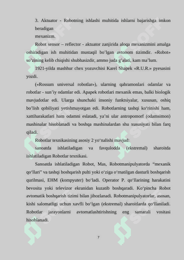 QAT'IY DASTUR ASOSIDA ISHLAYDIGAN ROBOT 7