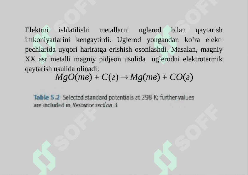 OKSIDLANISH QAYTARILISH REAKSIYALARI TENGLASHTIRISH USULLARI 4