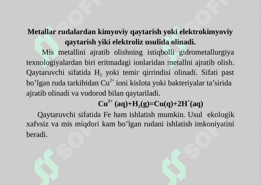 OKSIDLANISH QAYTARILISH REAKSIYALARI TENGLASHTIRISH USULLARI 6