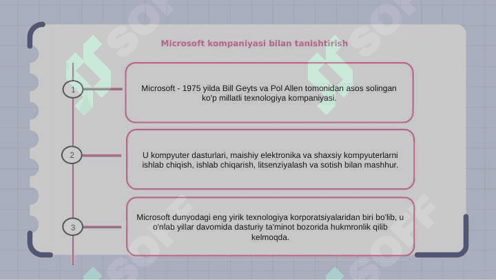 MICROSOFT KOMPANIYASI 3