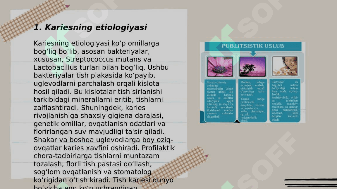 Kariesning umumiy va mahalliy profilaktikasi 3