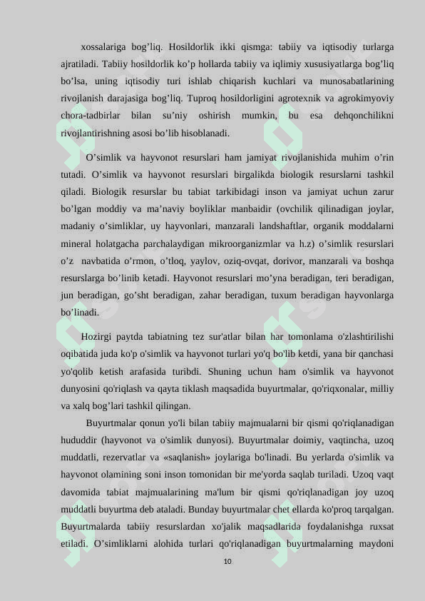 ROSSIYA FEDERATSIYASI TABIIY RESURSLARNING HUDUDI JOYLASHUVI 8