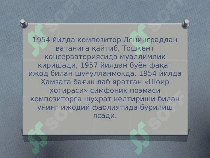 Kompozitor I. Аkbarov hayoti va ijodi 7