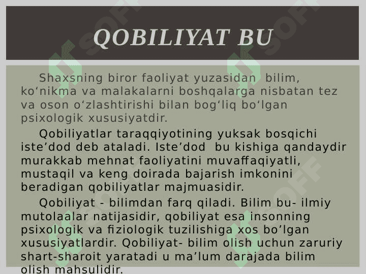 o'qituvchi faoliyatida pedagogik qobiliyat 2