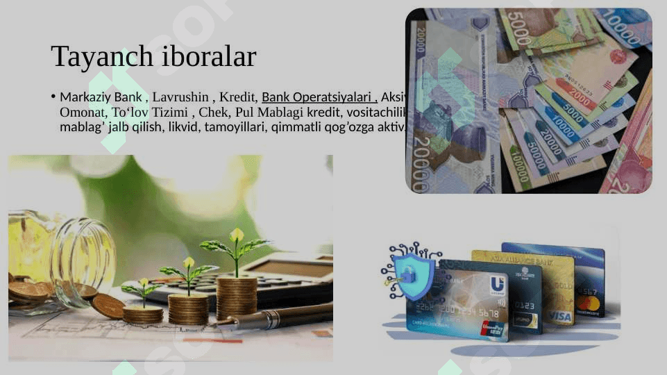 Tijorat banklarining operatsiyalari 3