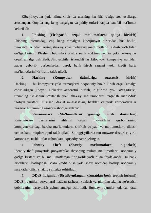 Kiberjinoyat va kiberhuquq 4