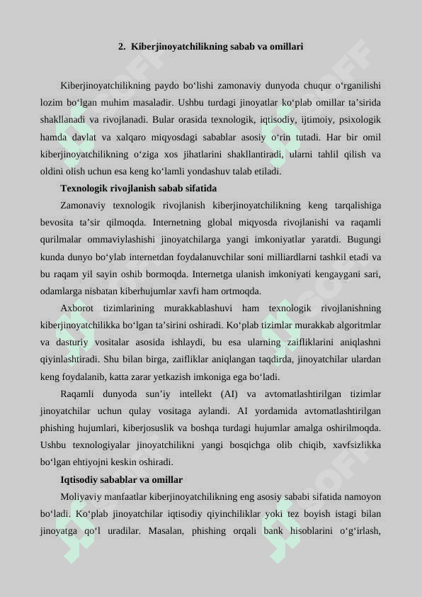 Kiberjinoyat va kiberhuquq 7