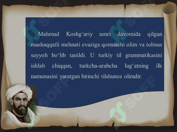 MAHMUD QOSHG‘ARIYNING VA UNING “DEVONI LUG'ATI-T- TURK” ASARI 8