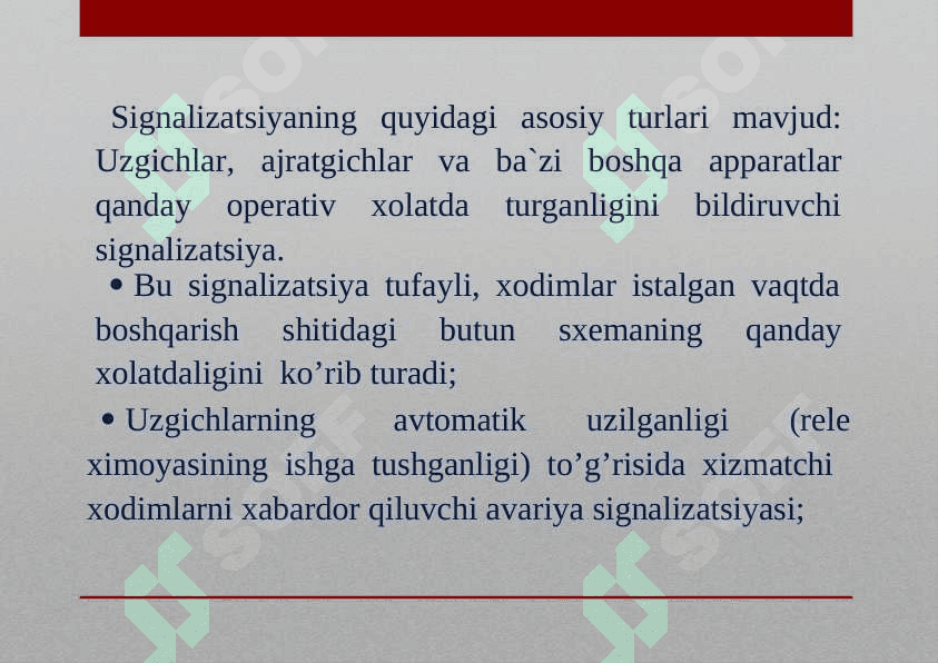 ALOQA  VA SIGNALIZATSIYA 6
