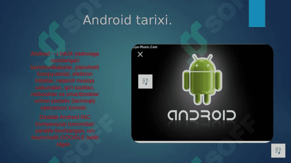 Android operatsion tizimi. 4