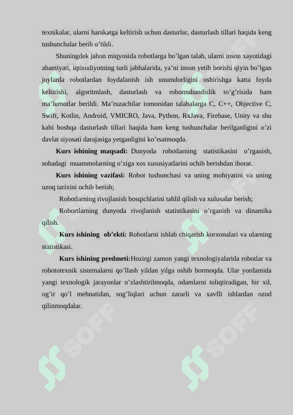 Dunyo mamlakatlarining robotlar egallash statistikasi 4