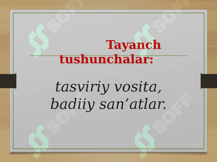 Badiiy matnda tasviriy vositalari 3