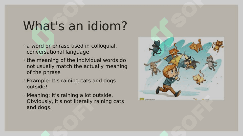 Jargons and idioms, Fixed expressions, Professional terms 3