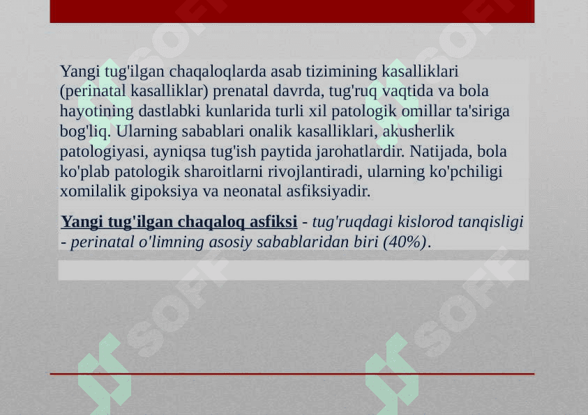 BOLALARDA NEVROZ KASALLIKLARI VA UNI ODINI OLISH 2