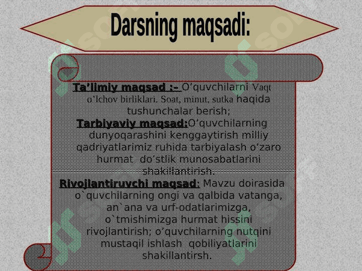Bolalarga vaqtni chamalashga o'rgatish 2