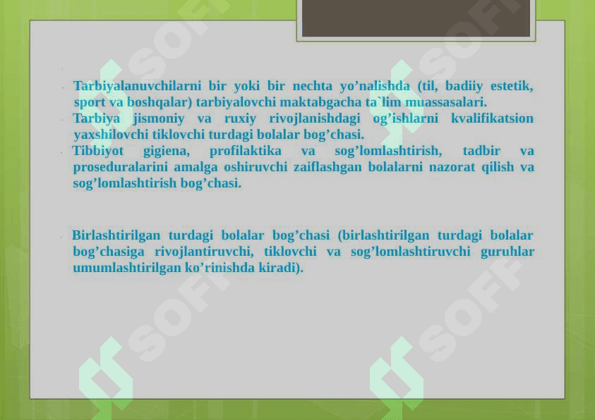 MAKTABGACHA TA’LIM TIZIMINI BOSHQARISHNI TAKOMILLASHTIRISH CHORA-TADBIRLARI TO’G’RISIDA 4