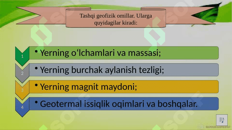 iqlim iqlim hosil qiluvchi omillar 4