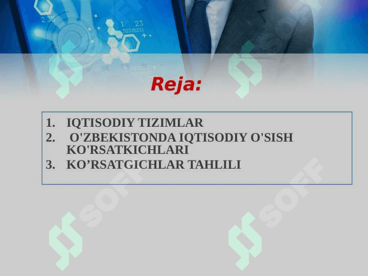 O'ZBEKISTONDA IQTISODIY O'SISH KO'RSATKICHLARI TAHLILI 2