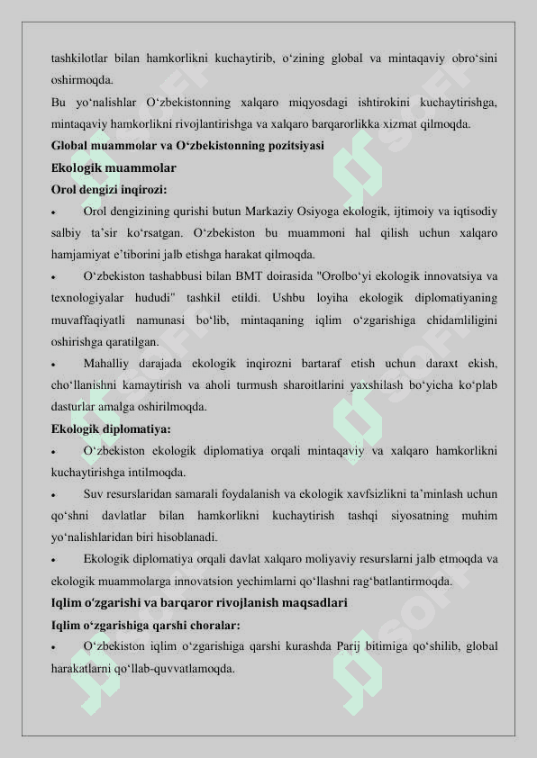 O’zbekistonning tashqi siyosati 25 6