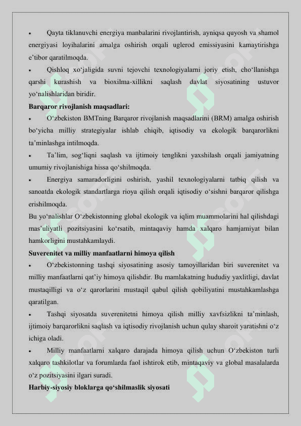 O’zbekistonning tashqi siyosati 25 7