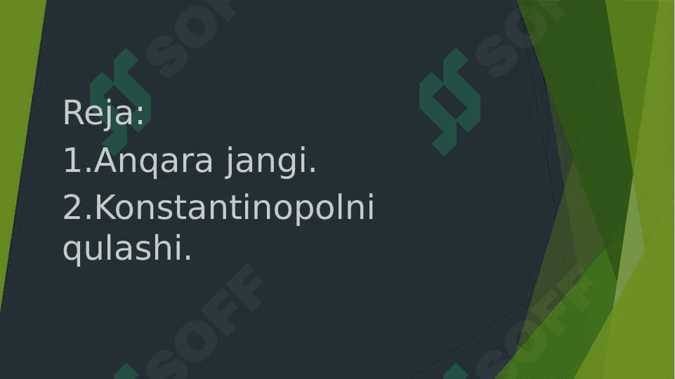 Usmoniylar imperiyasi 2