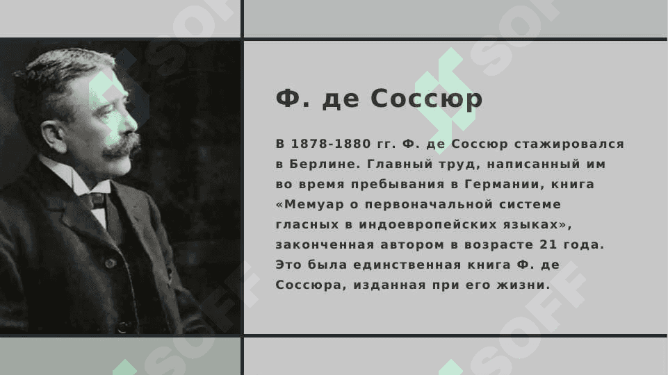 Лингвистическая концепция Ф.де Соссюра 5