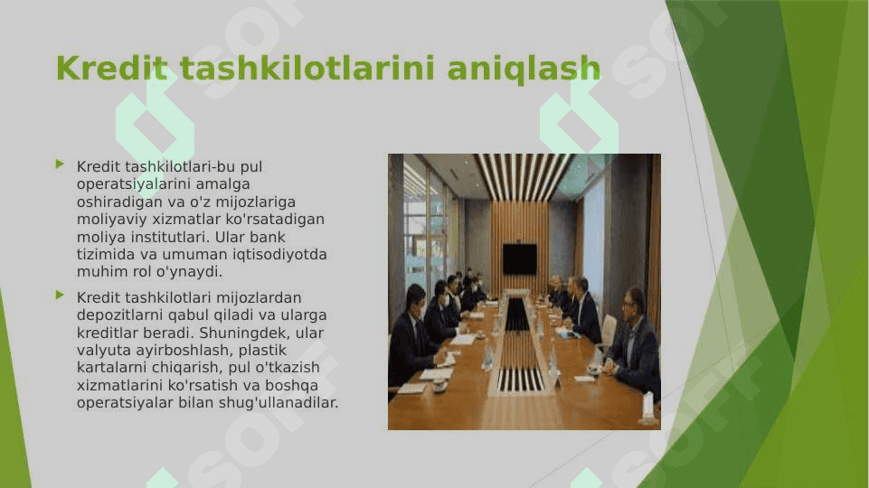 Banklar va kredit uyushmalari 3