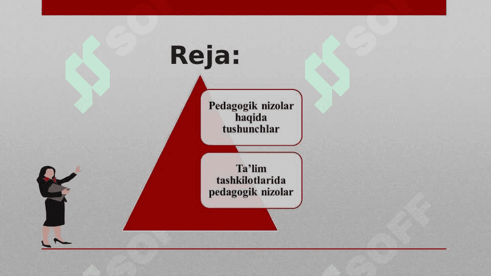 PEDAGOGIK NIZOLAR VA ZIDDIYATLARNING FALSAFIY, PEDAGOGIK-PSIXALOGIK TASNIFI 2