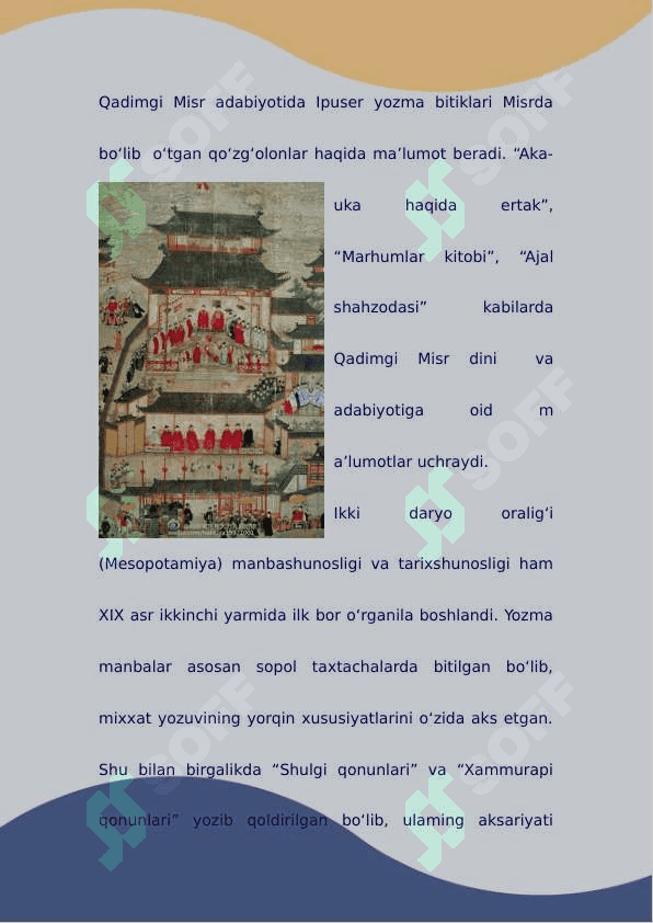 Qadimgi sharq tarixi manbashunosligi 6