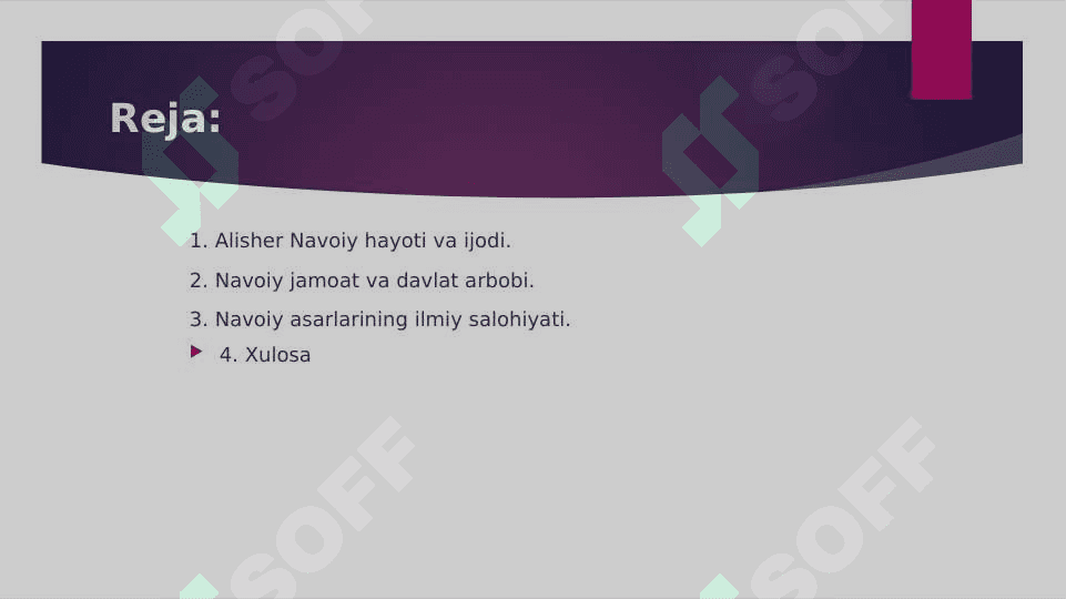 Navoiyga  armug’on 2