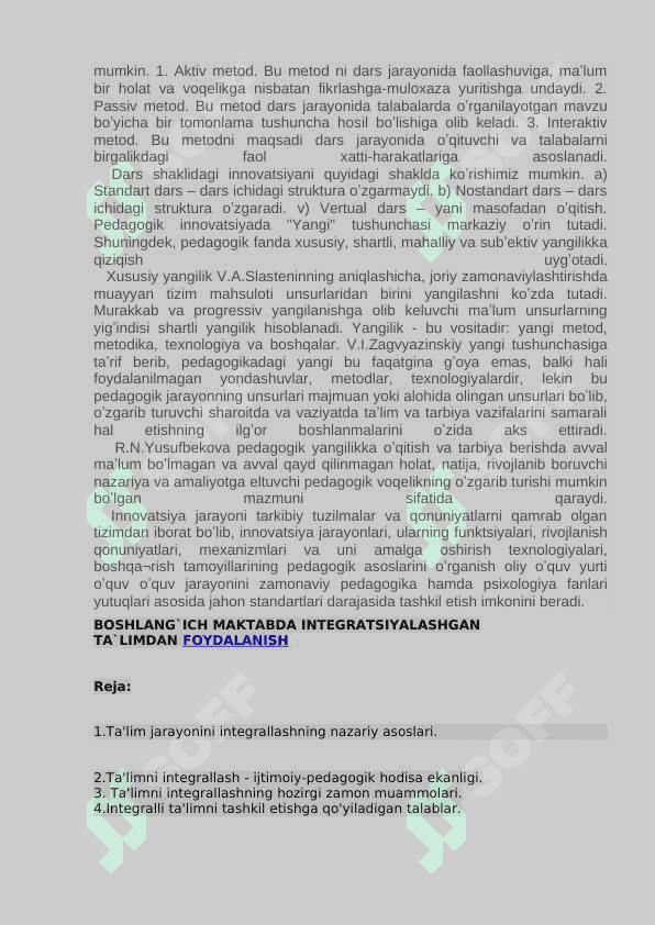 TА'LIMDА INNOVАTSIYA 2