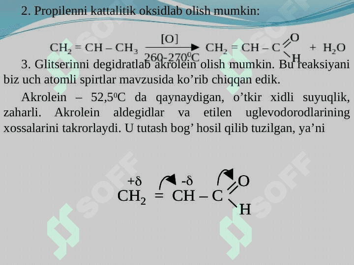 To’yinmagan aldegid va ketonlar 3