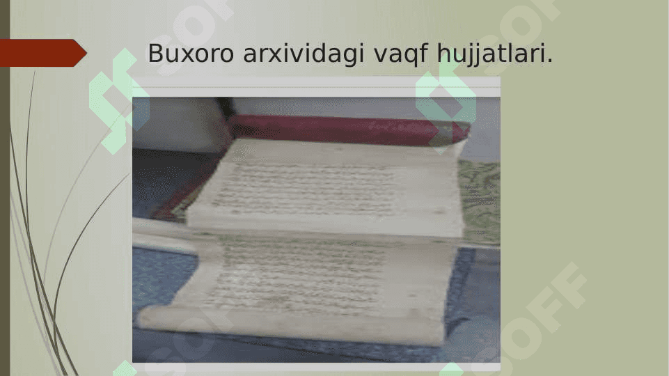 Buxoro amirligi Qushbegi arxivi 4