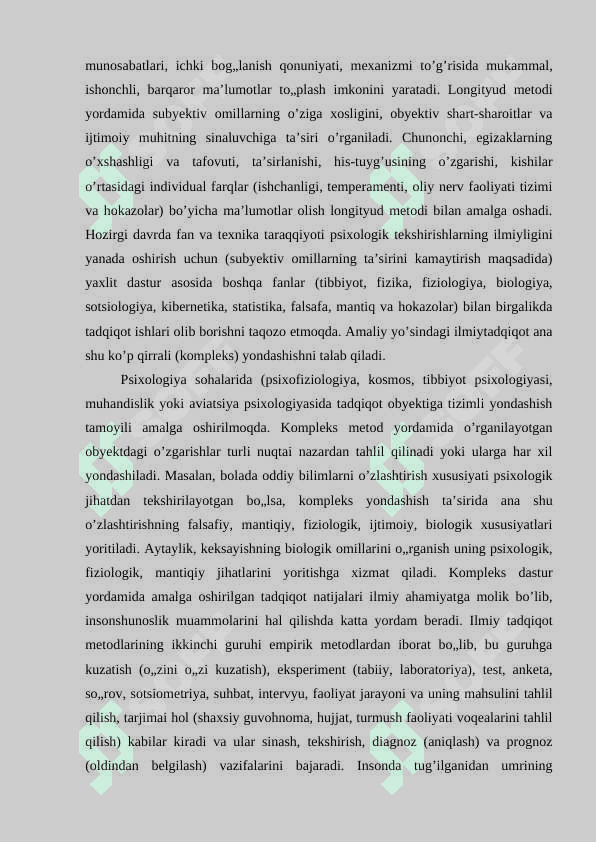 Psixologiyaning asosiy metodlari 4