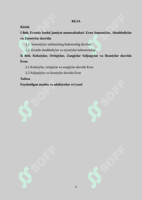Eronda feodal jamiyat 2
