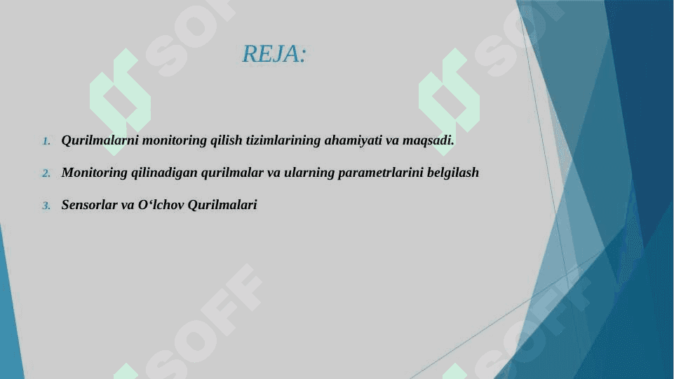 Qurilmalarni monitoring qilish tizimlarini loyihalash. Energiyani avtomatik monitoring qilish tizimlarini loyihalash. Qurilmalarni testlash 2