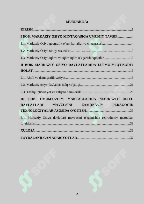 Markaziy Osiyo davlatlari 2