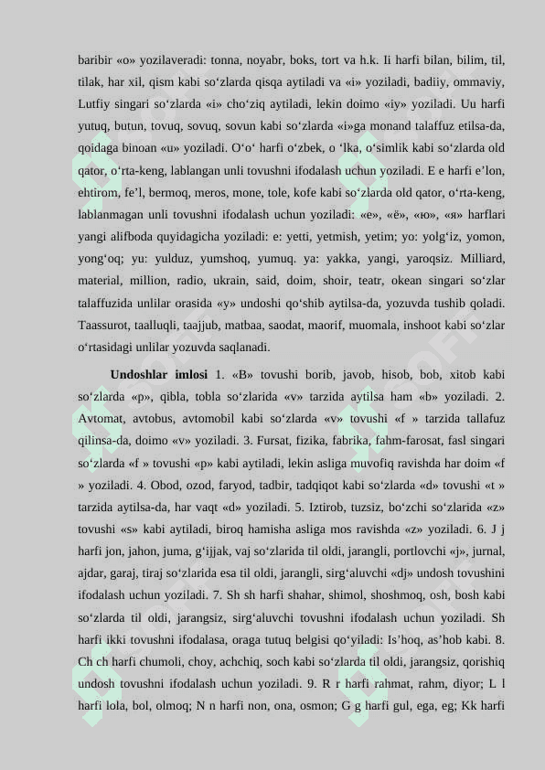 O’zbek tilining imlo qoidalari 3