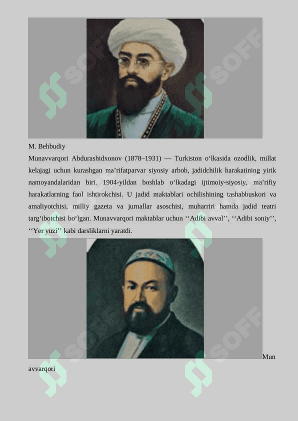 Jadidchilik harakati namoyandalari va ularning faoliyati 24 4
