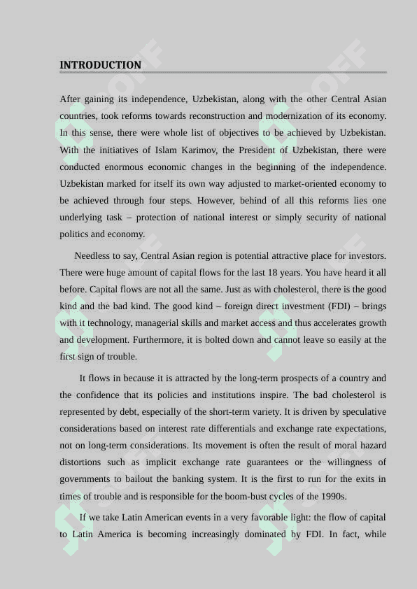 A MODERN FOREIGN DIRECT INVESTMENT THEORY 2