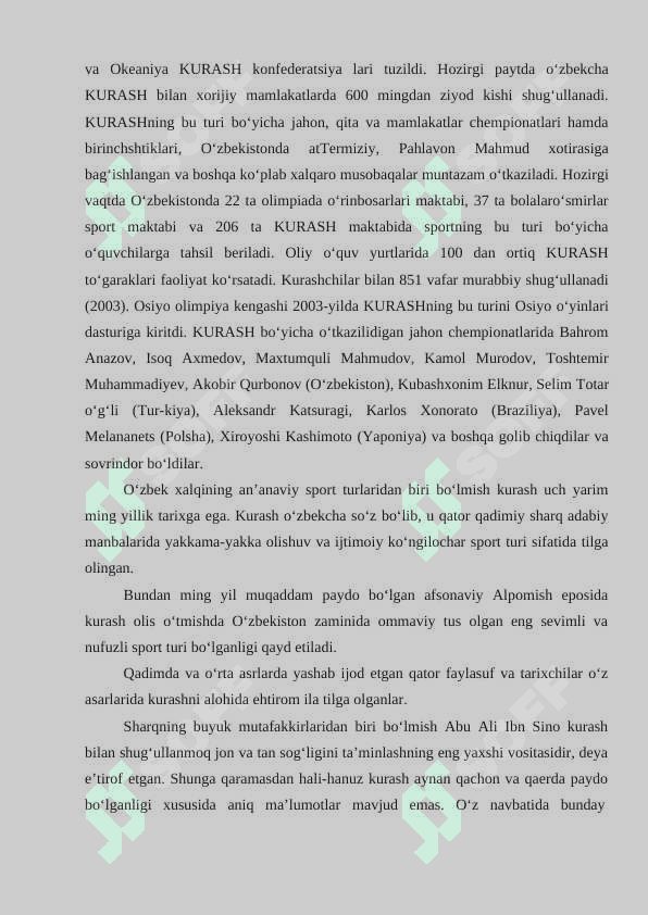 Kurash sport turining paydo bo’lishi va rivojlanishi 7