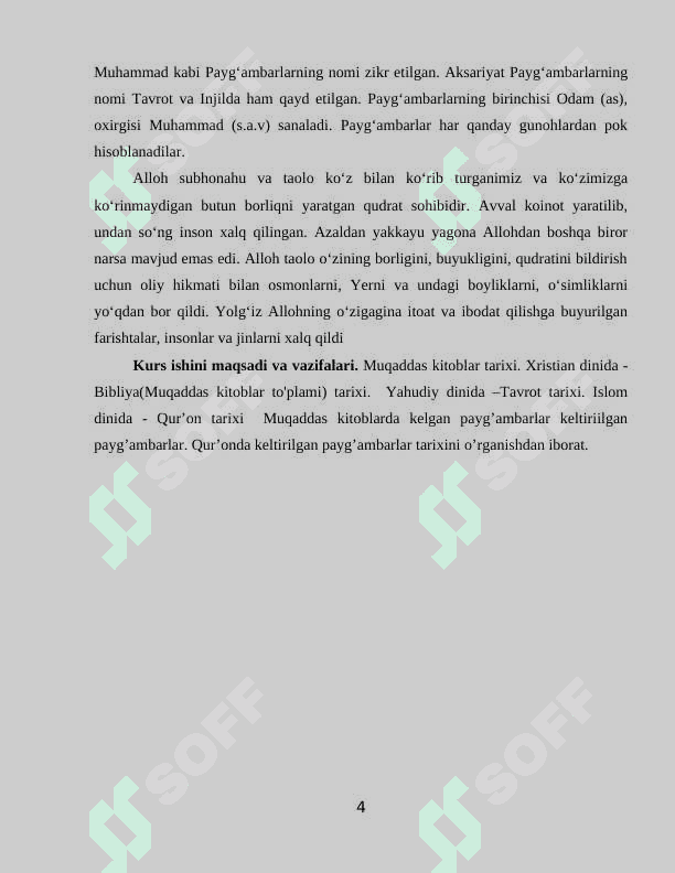 Muqaddas kitoblardagi tarixiy voqealarning ma’naviy ahamiyati 4
