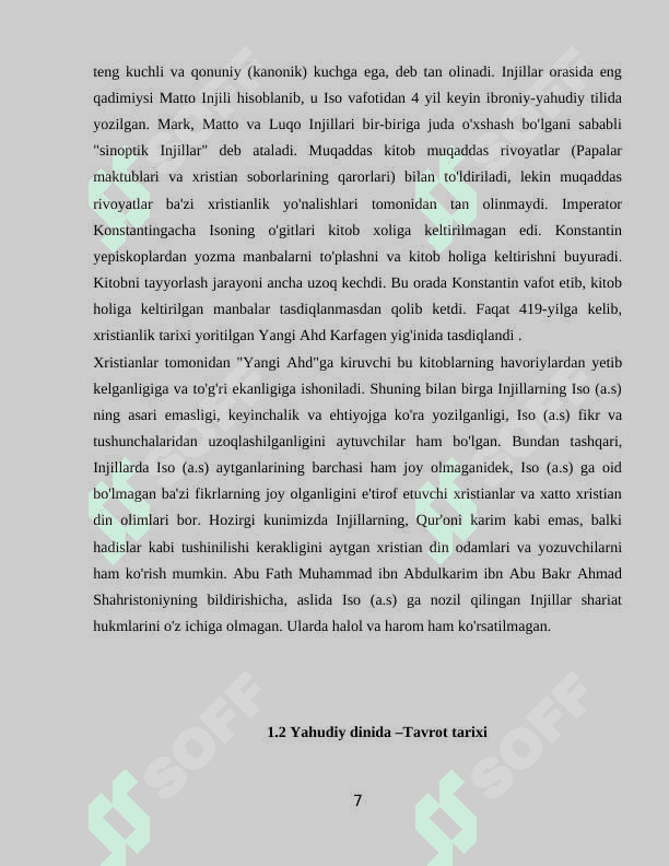 Muqaddas kitoblardagi tarixiy voqealarning ma’naviy ahamiyati 7