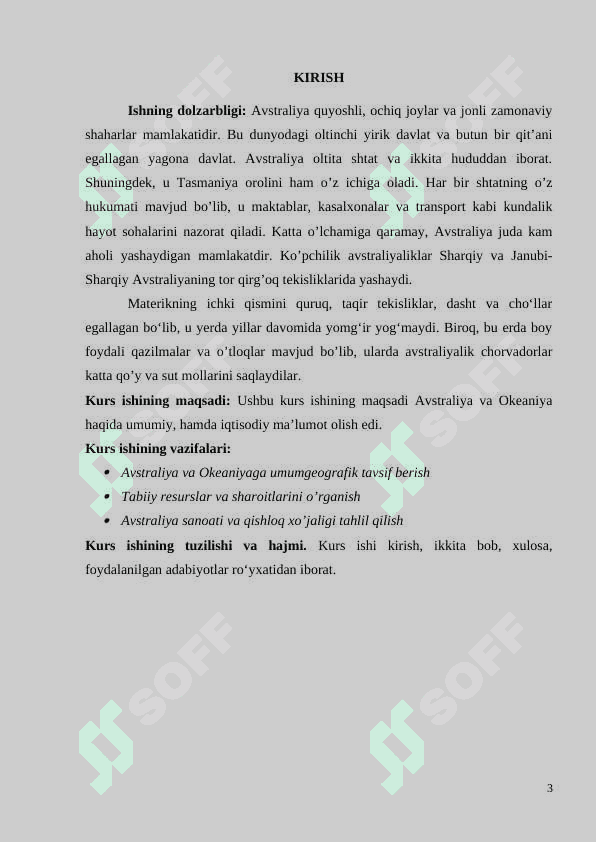 Avstraliya va Okeaniya geografiyasi 3