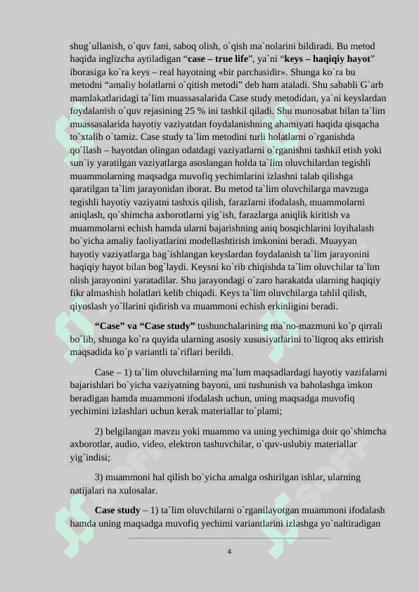 UMUMTA’LIM MAKTABI O’QUVCHILARINING DIALOGIK NUTQINI RIVOJLANTIRISHDA  CASE STUDY TEXNALOGIYALARINING  AHAMIYATI .(A1 DARAJADAGI O’QUVCHILAR MISOLIDA) 5