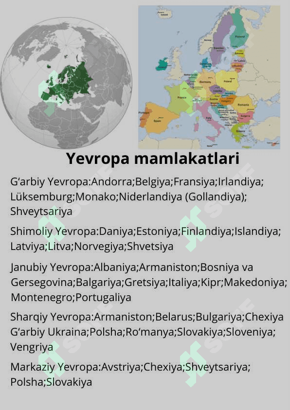 Geografiya fanidan Mustaqil ish 3